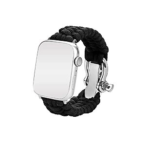 Monoprice Watch Paracord Survival Bracelet,Stainless Steel Clasp (42mm, 44mm)