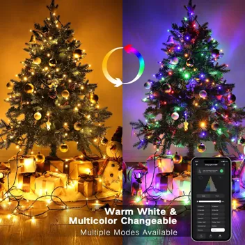 65.67ft 200-LED Color Changing Christmas Lights