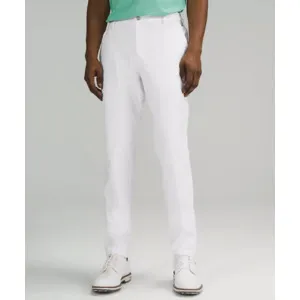 lululemon Men's Stretch Nylon Classic-Tapered Golf Pant 34" (White)