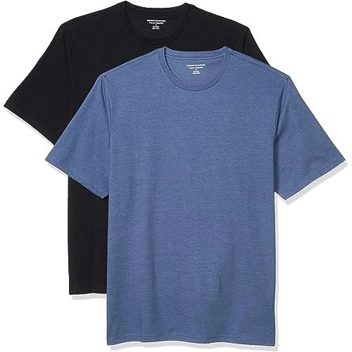 Amazon Essentials Men's Short-Sleeve Crewneck T-Shirt (2-Pack)