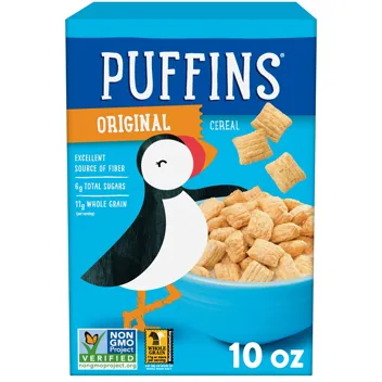 [S&S]: 11-Oz Barbara's Peanut Butter Puffins Cereal