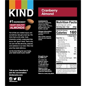 Caramel Almond & Sea Salt Healthy Snacks Bars (12-Count)