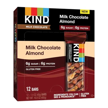 Caramel Almond & Sea Salt Healthy Snacks Bars (12-Count)