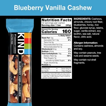 Caramel Almond & Sea Salt Healthy Snacks Bars (12-Count)