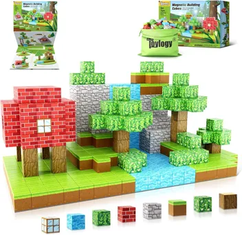 20% Discount on 48Pcs of Minecraft looking Magnetic Cubes for your kids to play!