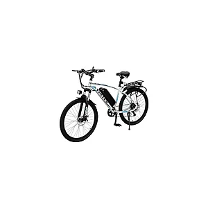 YOCLES 26" Electric Bike for Adults with 288Wh Removable Battery, 40Miles 20MPH Commuting Electric Mountain Bike