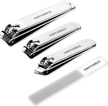 Hantuswus Ultra Sharp Stainless Steel Nail Clippers Set