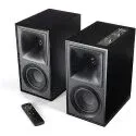 The Fives 50Hz Bluetooth Powered Bookshelf Speakers (Matte Black)