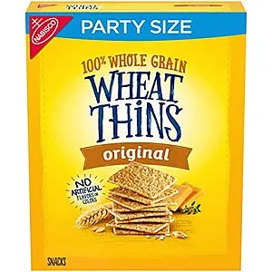 [S&S]: 20-Oz 100% Whole Grain Crackers Party Size Box (Original)