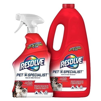 Resolve Pet Specialist 32oz Carpet Cleaner w/ 60oz Refill Bottle