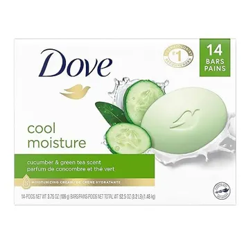 Cucumber and Green Tea 3.75oz Cool Moisture Soap Bar (14-Bars)
