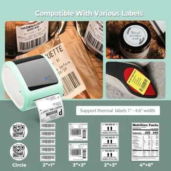 4x6" Bluetooth Thermal Shipping Lable Printer