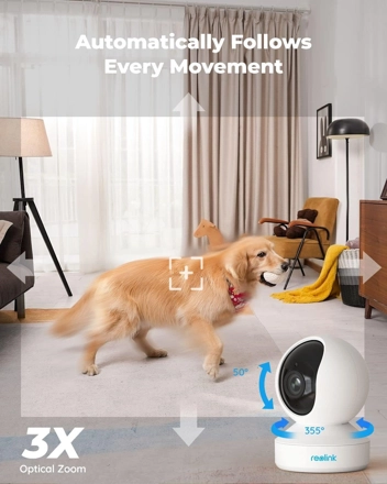 Reolink E1 Zoom 5MP Indoor WiFi PTZ Security Camera