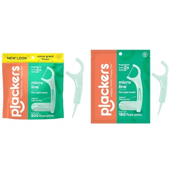 Plackers Micro Line Dental Floss Picks (300-Count)