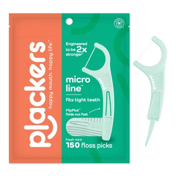 Plackers Micro Line Dental Floss Picks (300-Count)