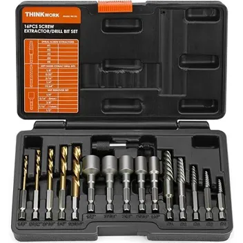 ThinkWork 16-Piece Stripped Screw Extractor Set