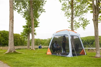 8' x 8' Coleman Skyshade Screen Dome Canopy Tent, Beach Shade (Medium Blue)