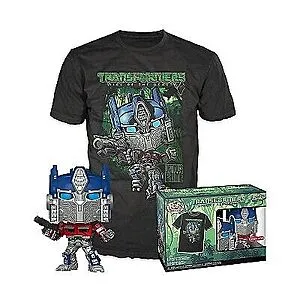 POP! Transformers Optimus Prime Set w/ Figure & Tee (M-2XL)