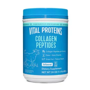 24 oz Vital Proteins Collagen powder with membership