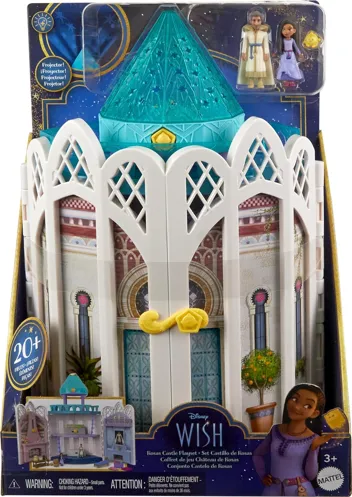 Disney Wish Rosas Castle Dollhouse Playset w/ 2 Posable Mini Dolls