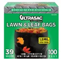 Ultrasac 39Gal Lawn & Leaf Cleanup Bags (100-Count)