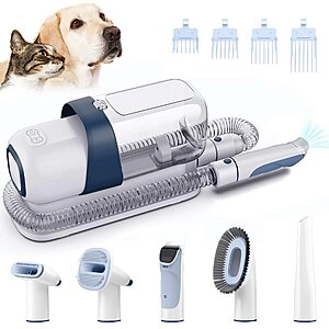 Pet Grooming w/ 2.3L Vacuum Suction