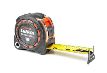 Lufkin 1-3/16" x 25' Shockforce Nite Eye G1 Dual Sided Tape Measure : Sports & Outdoors