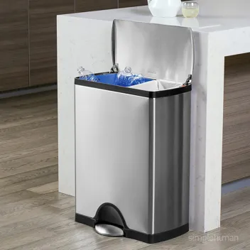 Simplehuman 50 Liter / 13.0 Gallon Rectangular Kitchen Step Trash Can