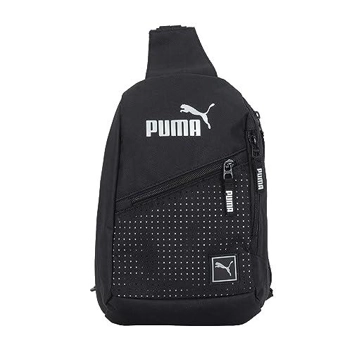 Puma Evercat Sidewall Sling Backpack (Black/Silver, One Size)