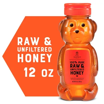 Nate's 100% Pure, Raw & Unfiltered Honey -32oz. 7.93 with Prime Shipping