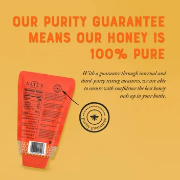 Nate's 100% Pure, Raw & Unfiltered Honey -32oz. 7.93 with Prime Shipping