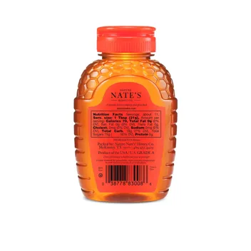 Nate's 100% Pure, Raw & Unfiltered Honey -32oz. 7.93 with Prime Shipping