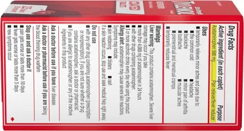 Extra Strength 500mg Acetaminophen Pain Relief Coated Tablets (100ct)