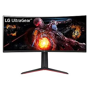 45GR65DC-B UltraGear 45" Curved 5120x1440 QHD 200Hz Gaming Monitor