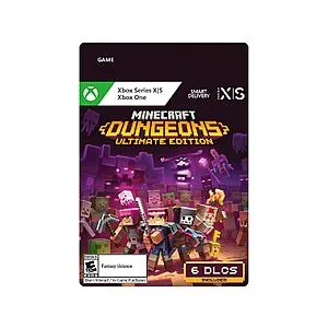 Minecraft Dungeons: Ultimate Edition for Xbox Series X|S and Xbox One (Digital Code)