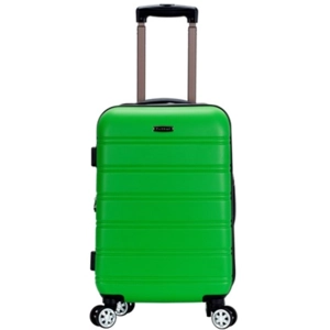 Green Rockland Melbourne Hardside Expandable Spinner Wheel 20" Carry-On Luggage