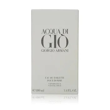 Armani Acqua Di Gio , Eau De Toilette Spray 3.4 Fl Oz (Packaging may vary)