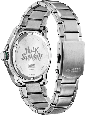 Eco-Drive Marvel Hulk Stainless Steel Watch