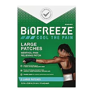 Biofreeze Pain Relief Patches, 5 Patches