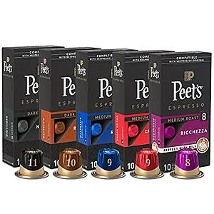 [S&S]: 50-Ct Nespresso Original Espresso Coffee Pods Variety Pack