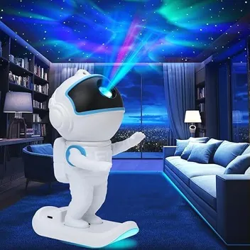 7.8" 17-Mode Astronaut Galaxy Projector & Nightlight