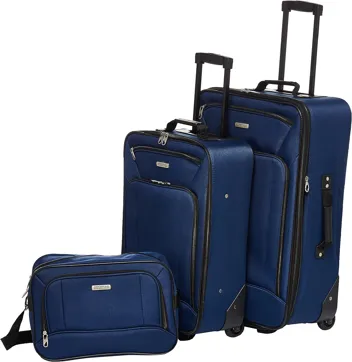 4-Piece American Tourister Fieldbrook XLT Softside Upright Luggage Set