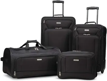 4-Piece American Tourister Fieldbrook XLT Softside Upright Luggage Set