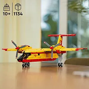 1134-Piece Technic Firefighter Aircraft Model Airplane Toy (42152)