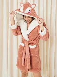 Ande Belted Waffle Robe with Pockets