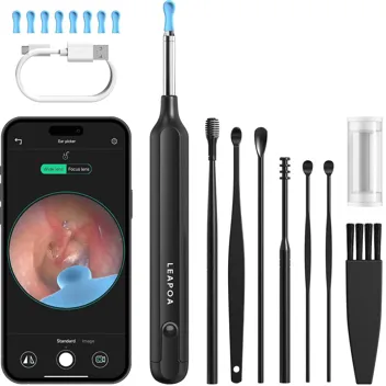 Leapoa 1080p Ear Cleaner Camera Kit with 7 Picks