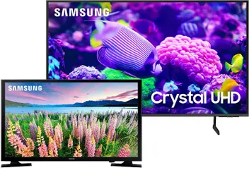 DU7200 Series Crystal 85" 4K HDR Smart TV + Class 5 40" 1080p Smart TV