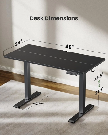 Marsail 48 * 24 Inch Electric Standing Desk