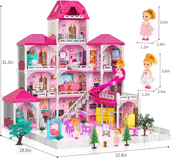 TEMI Doll House Toys