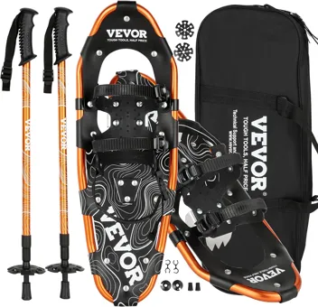 Vevor 25" Snowshoes with Trekking Poles